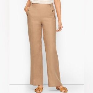 Talbots Tan Wide Leg Pants